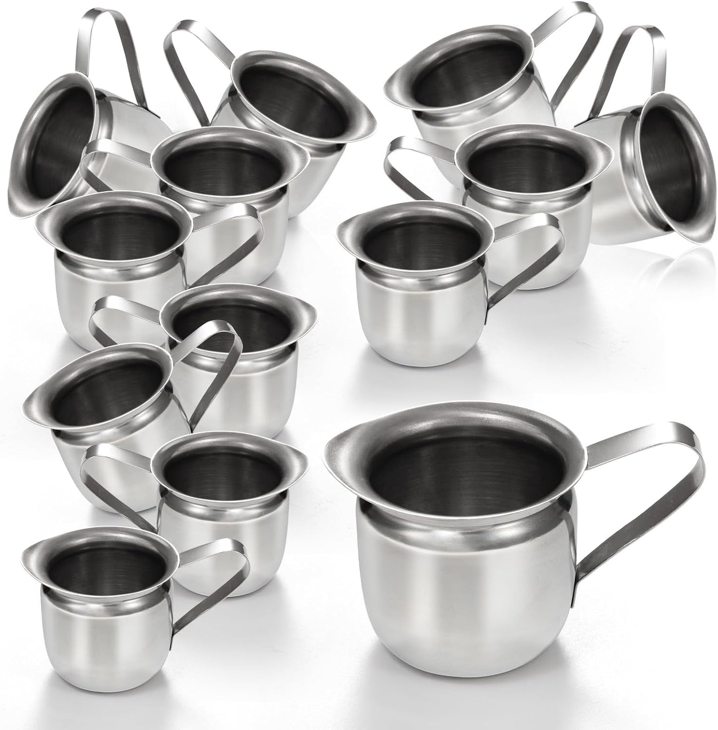 Stainless Steel Bell Creamer Pitchers for Coffee and More