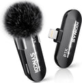SYNCO Wireless Lavalier Microphone for iPhone - Clear Voice Recording
