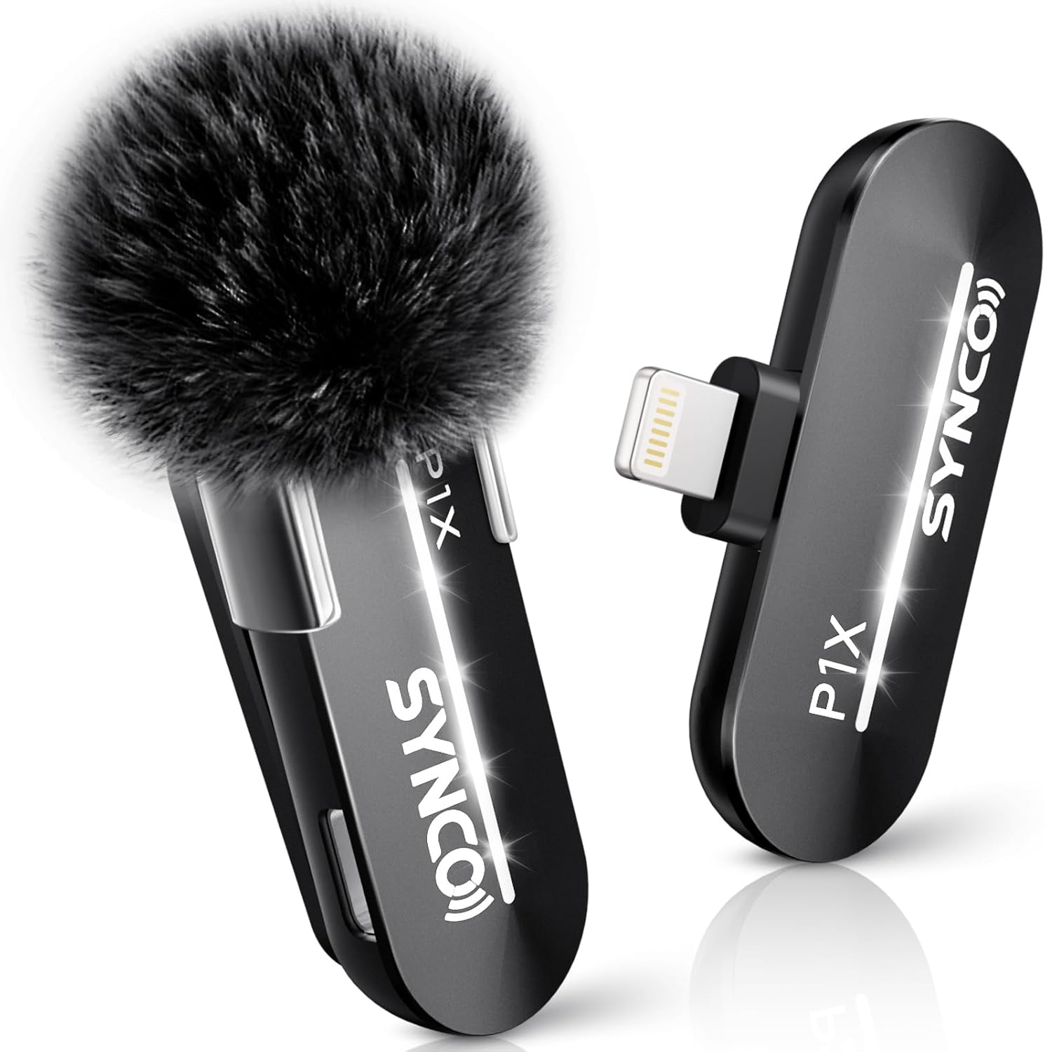 SYNCO Wireless Lavalier Microphone for iPhone 14/13/12/11/SE