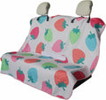 Back Seat Cover for Car Trucks Van SUV - Waterproof Strawberry Bench