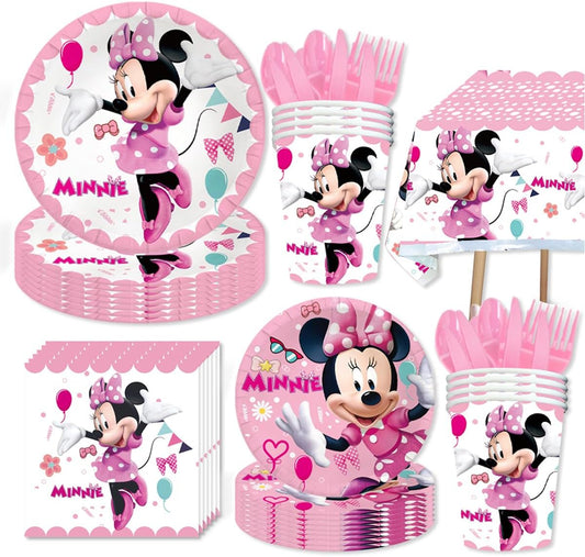 Minnie Mouse Birthday Party Kit for 20 Guests 