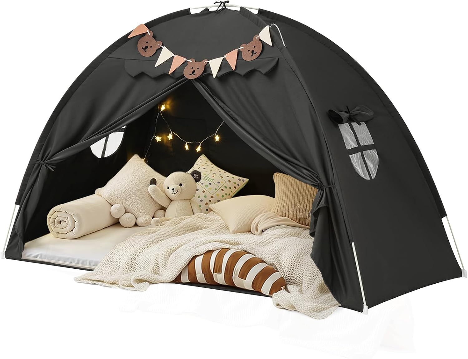 Twinkle Twin Bed Tent: Dreamy Privacy Canopy