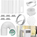 Portable Air Conditioner Window Vent Kit 12Pcs - Adjustable 16.9 to 95