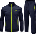 Men's Tracksuit 2 Piece Set - Lightweight Athletic Jogging Suit