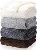 Newwiee Flanne Fleece Throw Blanket Set for Cozy Comfort