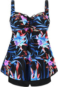 Plus Size Tankini Swimdress - Tummy Control Two Piece Swimwear Other