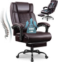 Big and Tall Office Chair with Foot Rest for Heavy People