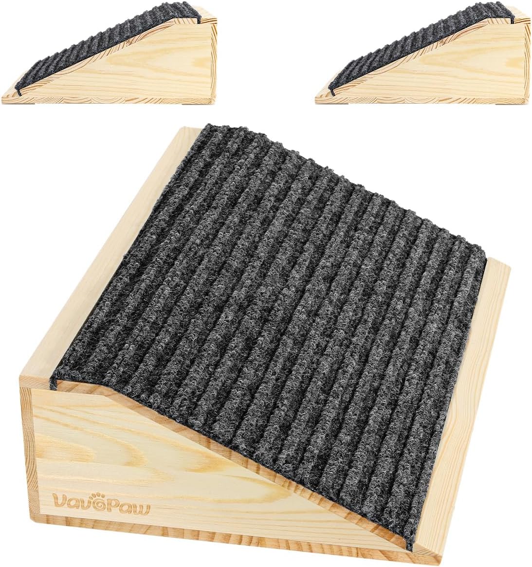 Dog Ramp for Stairs, Non-Slip Pet Ramps for Small Dogs