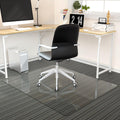 Tempered Glass Floor Mat for Office Chair 36 in x 46 in - Heavy Duty