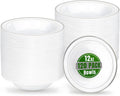 bUCLA 120 Pack Disposable Plastic Bowls 12oz - Elegant Party Bowls