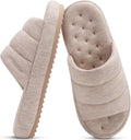 KuaiLu Men's Quilted Cotton-blend Sandal Slippers - Cloudlike Comfort