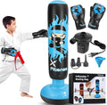 Kids Punching Bag Set, 63 Inch Inflatable Bag with Pump & Gloves
