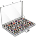 Card Display Case Large Aluminum 34 in x 22 in - Lockable Portable