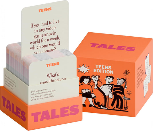 TALES 150 Conversation Cards for Teens - Fun Icebreaker Game
