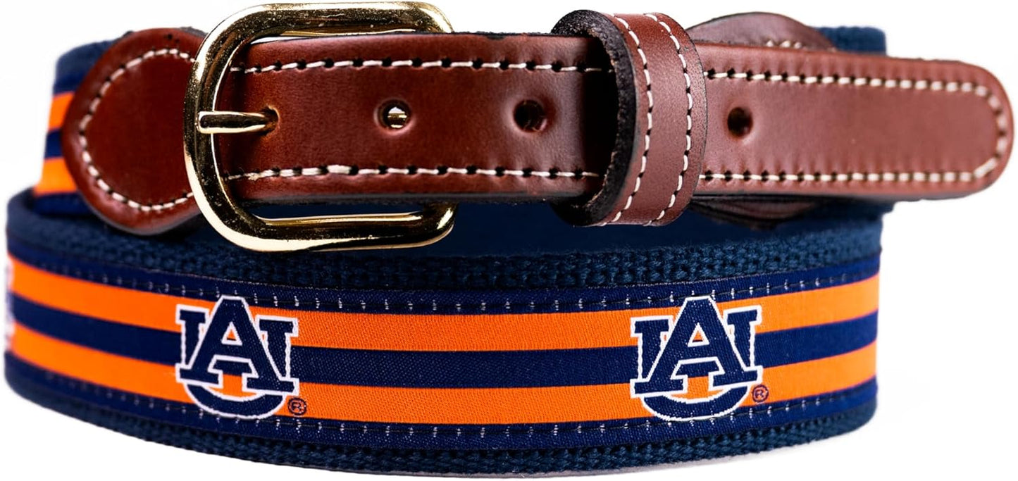 StadiumSpot Web Leather Mens Belt for Style and Comfort