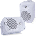 Pyle 500W Bluetooth Outdoor Speakers Pair - Waterproof Dual Speaker System | Versatile Home-Boat-Marine Solution