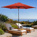 7.5 FT Patio Umbrella with Crank & Tilt - Durable Recycled Canopy