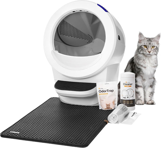 Whisker Litter-Robot 4 Core Bundle - WiFi Enabled Self-Cleaning Box