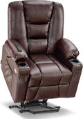Small Power Lift Recliner: Massage & Heat, USB Ports
