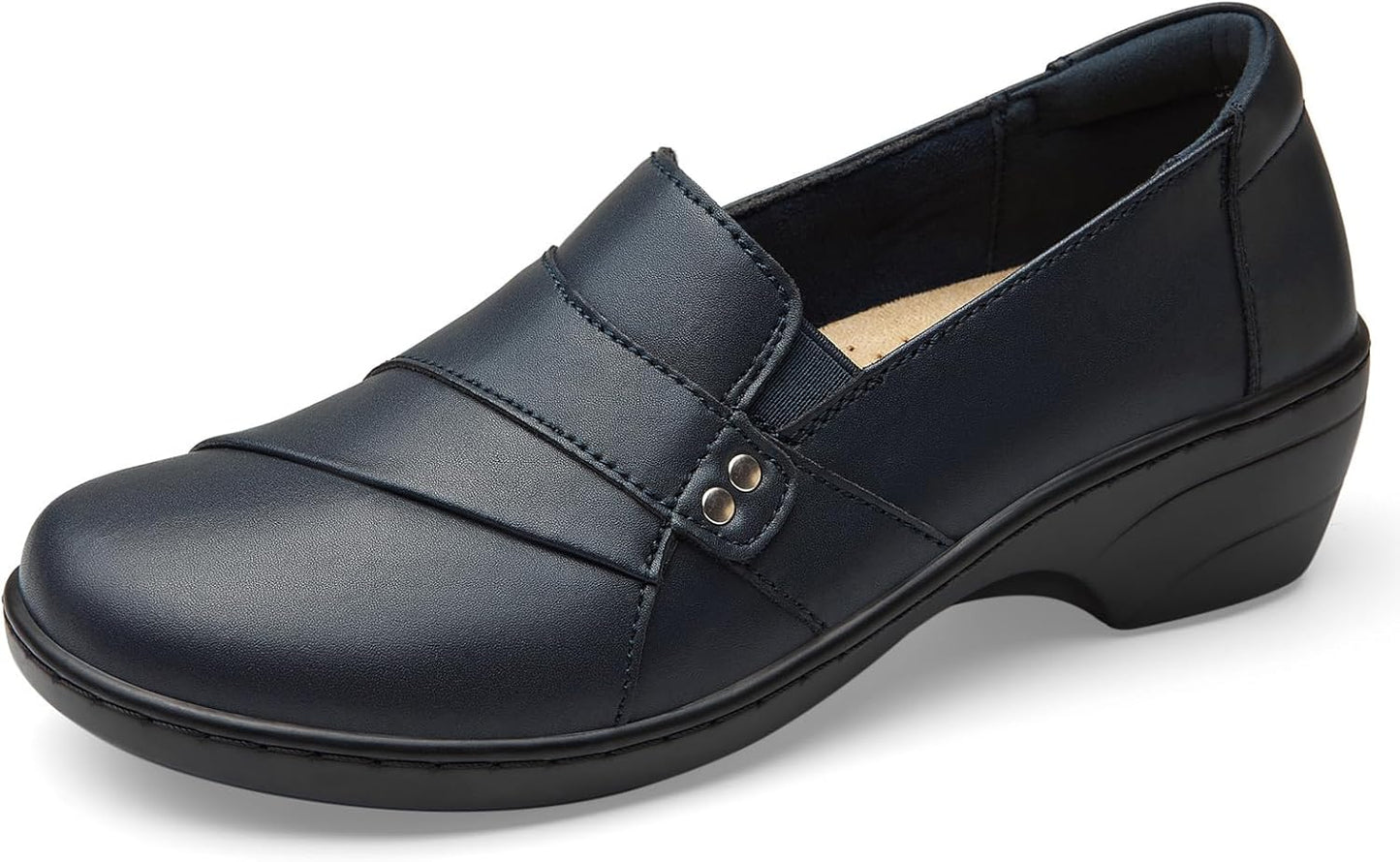 Women's Comfortable Lightweight Leather Loafers for Everyday Use