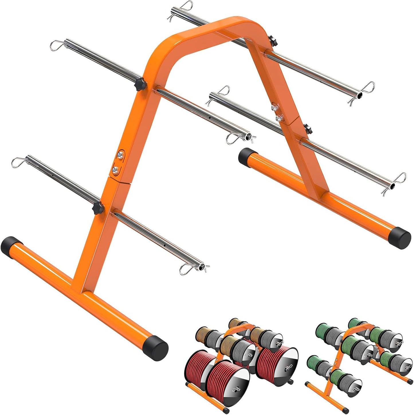 SELEWARE Portable Wire Spool Caddy for Effortless Storage