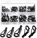 Fishing Rod Tip Repair Kit 50 Pieces - Stainless Steel Ceramic Tips