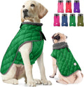 Fragralley Dog Winter Coat with Reflective Trim - Warm Fleece Jacket
