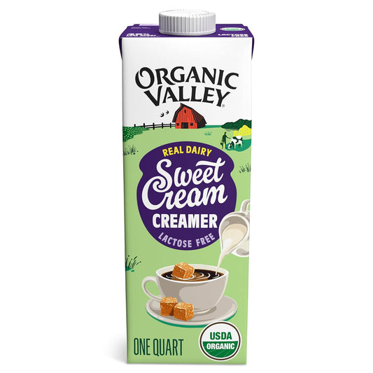 Organic Valley 32oz Sweet Cream Creamer: Natural Goodness!