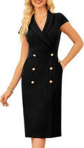 GRACE KARIN Women Work Bodycon Dress - Professional Midi Pencil