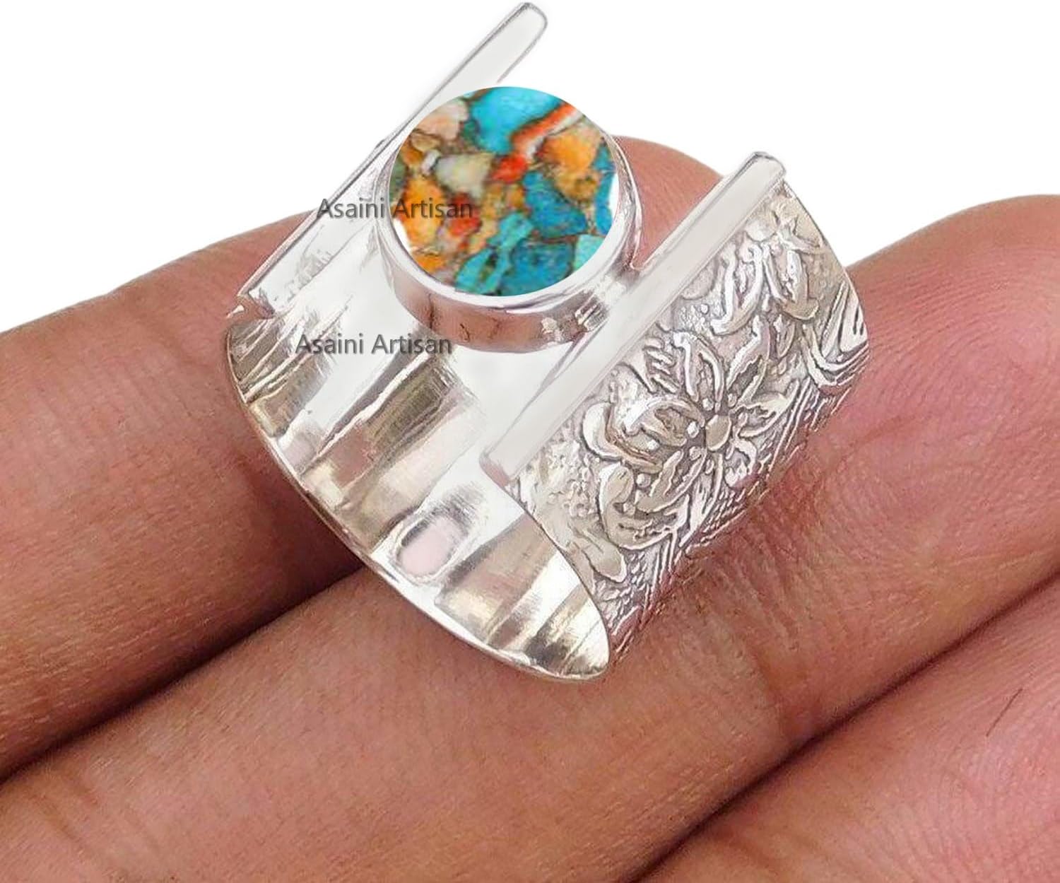 7MM Round Gemstone Sterling Silver Gift Ring for Every Occasion