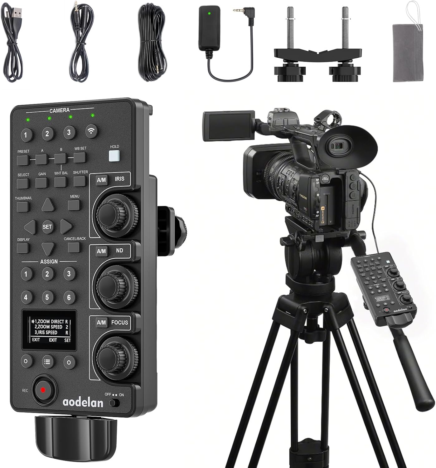 AODELAN Wireless and Wired Camcorder Controller for Sony Models