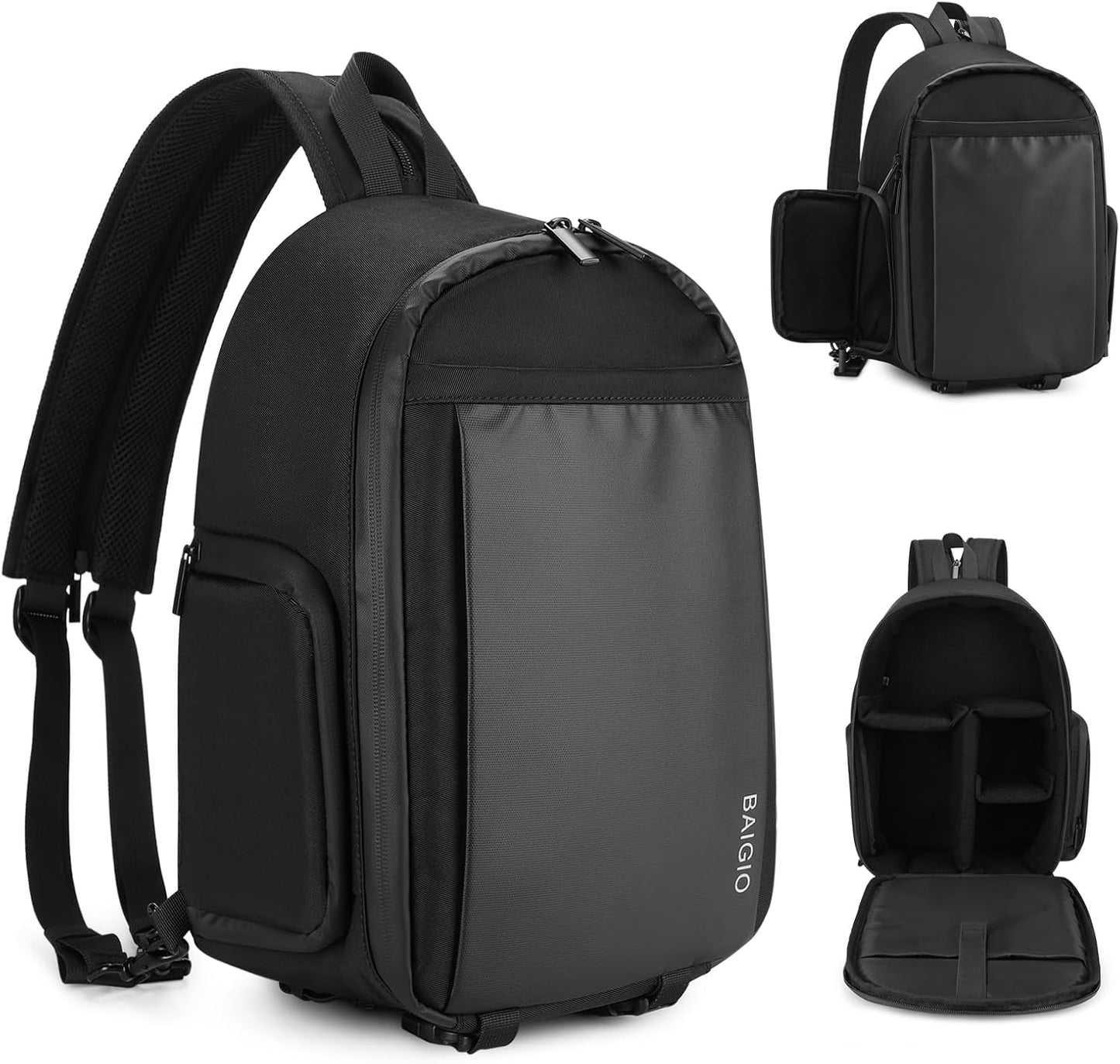 BAIGIO DSLR Sling Bag - Quick Access & Water-Resistant