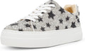 Betsey Johnson Sidny Sneaker - Rhinestone Platform Fashion Sneaker