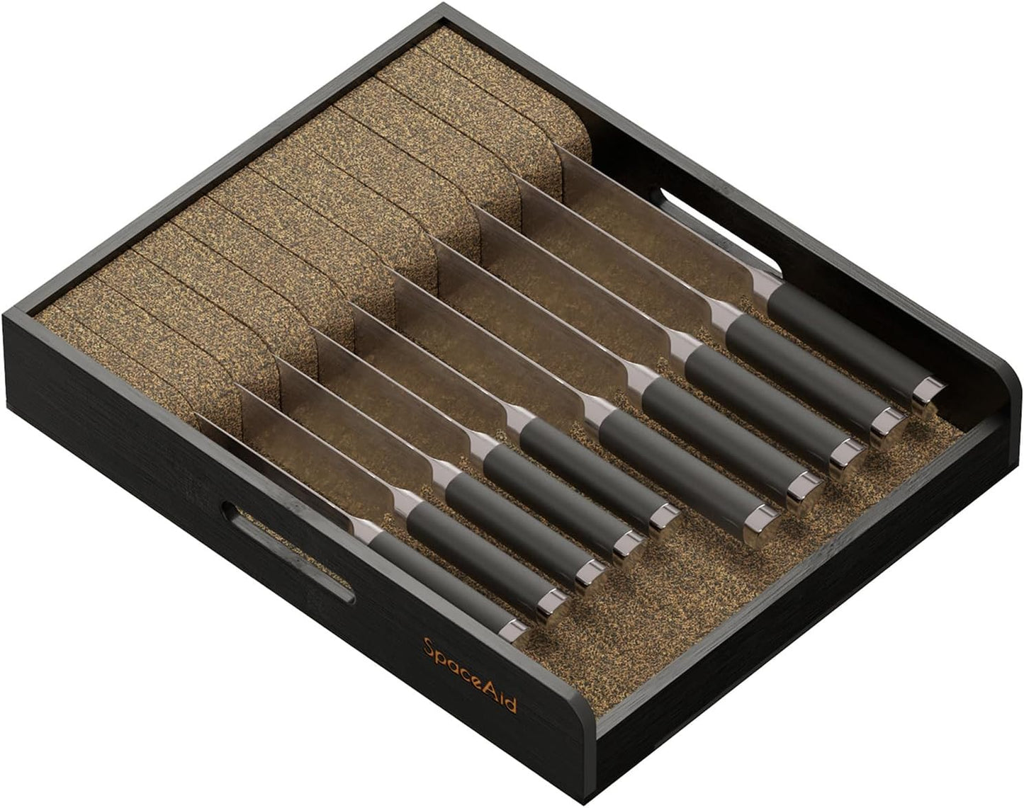 SpaceAid Large Knife Drawer Organizer for Kitchen Storage Needs