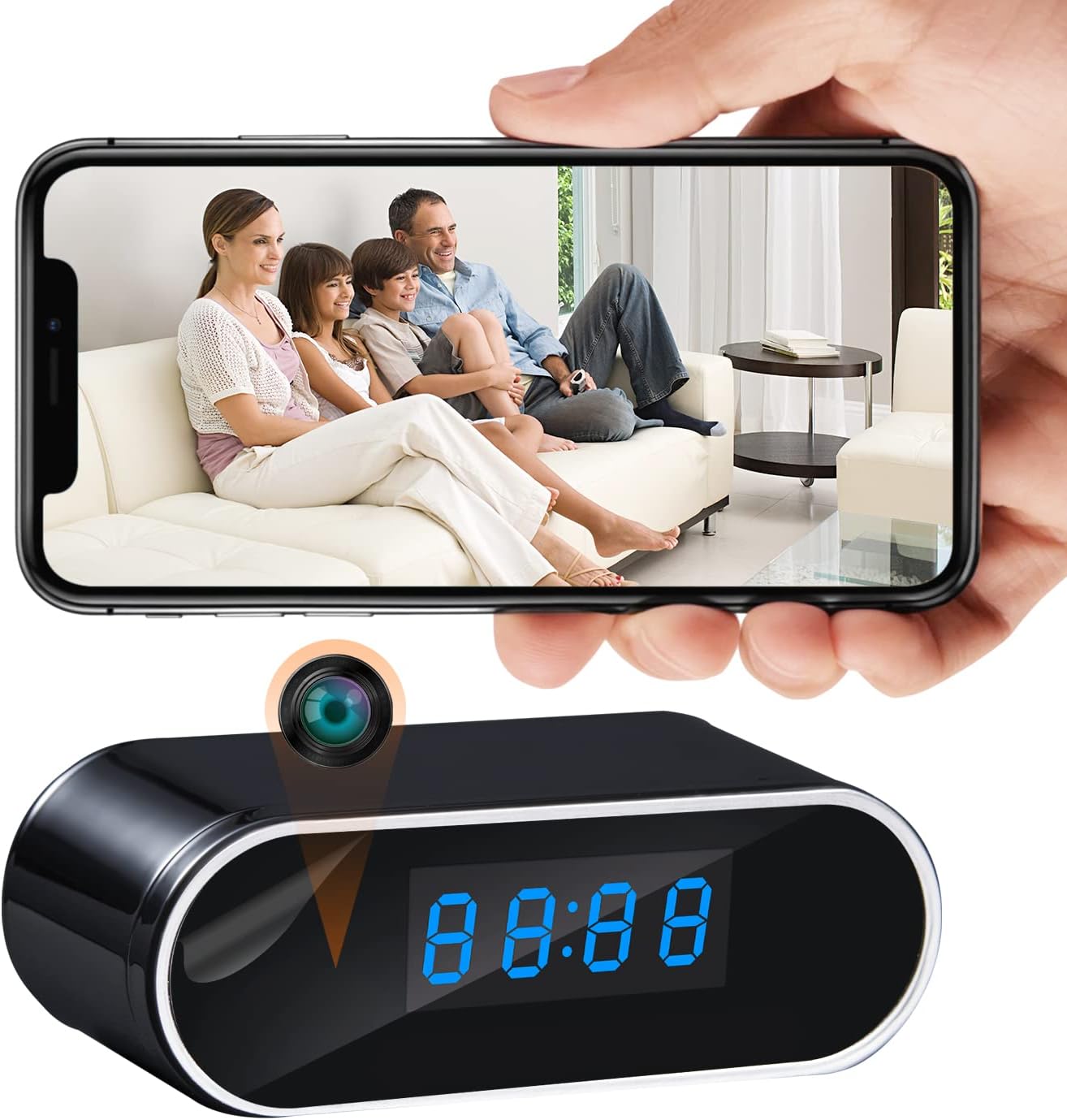 HD 1080P WiFi Camera: Night Vision & Motion Detection