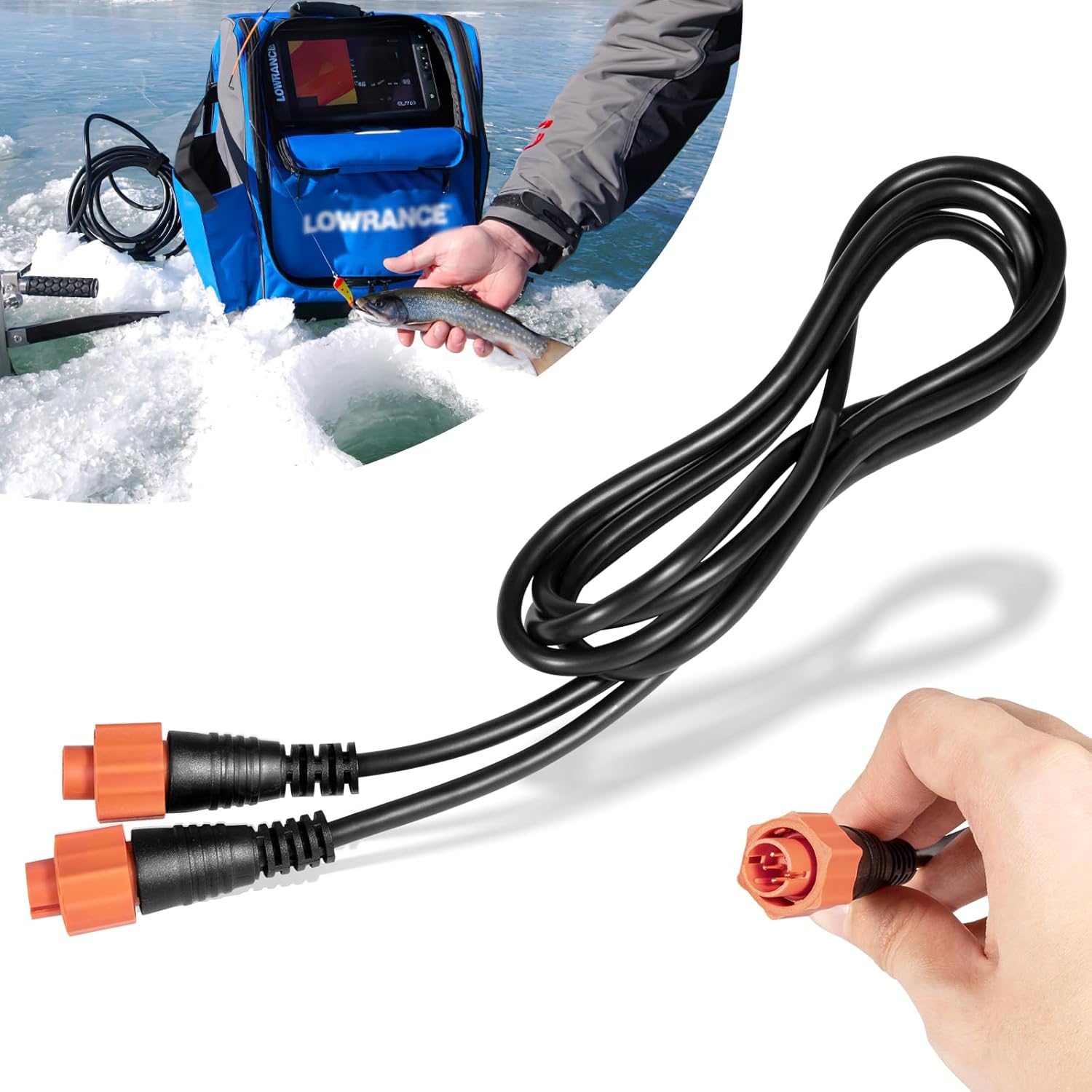 Ethernet Cable Replacement for Lowrance Devices - 15ft 5-Pin