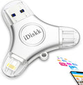 iDiskk 1TB iPhone Photo Flashdrive - 3-in-1 Backup for iPhone