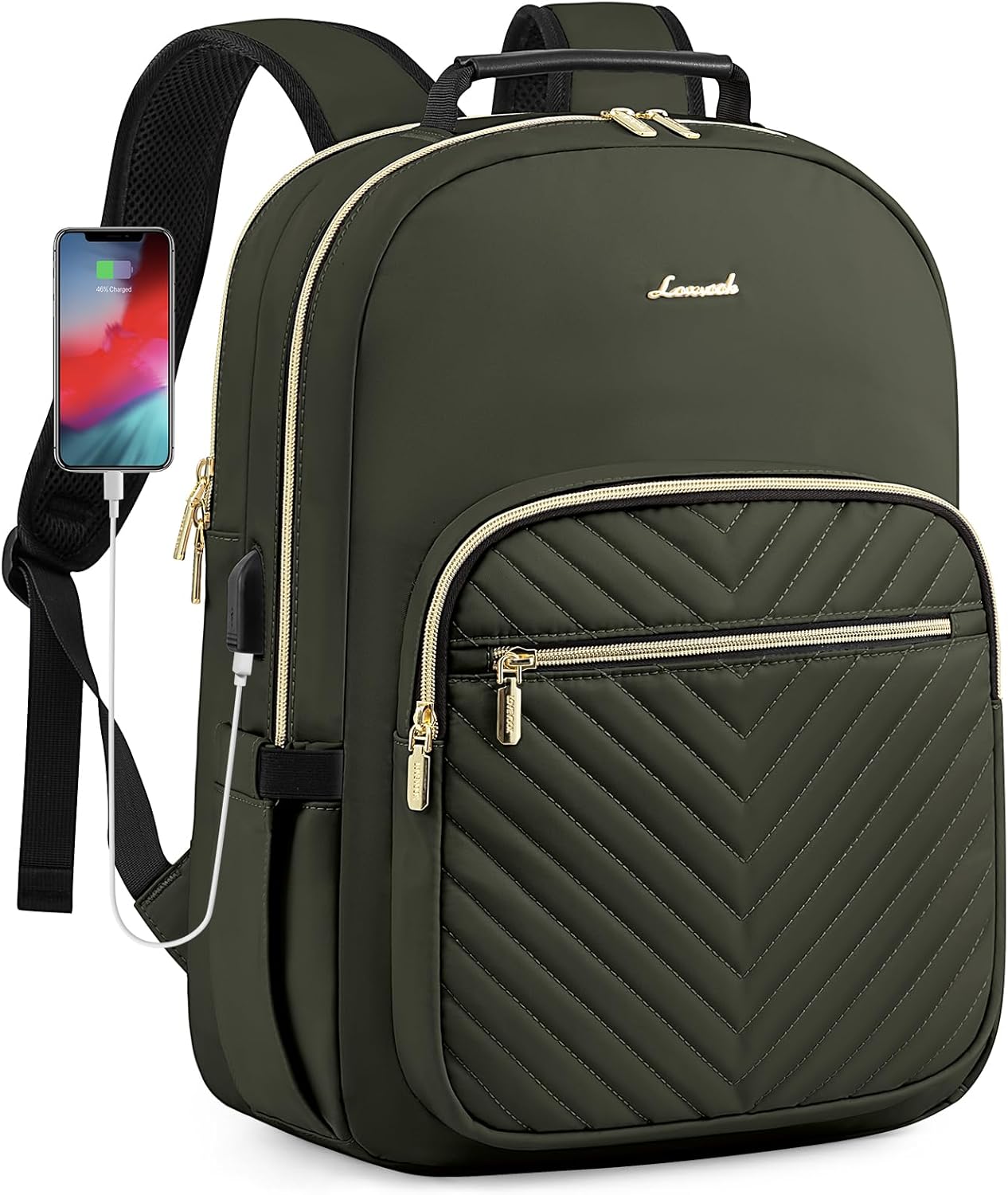 LOVEVOOK Laptop Backpack Purse for Women: Stylish & Functional