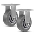 5in Caster Wheels by Ninoso - Heavy Duty Rigid Casters