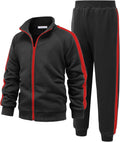 Boy's Active Tracksuit Set Full Zip Sports Jogging Suits - Comfortable