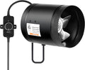 iPower 6 Inch Inline Booster Duct Fan with Speed Controller - Quiet