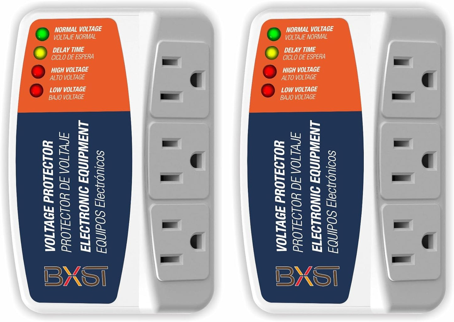 BXST 3 Outlet Power Surge Protector for Home Appliances