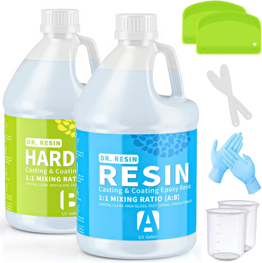 Clear Epoxy Resin Kit for Art Craft and DIY Projects