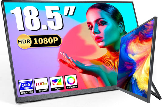 Ultra-Portable 18.5 Laptop Monitor - 100Hz Refresh Rate