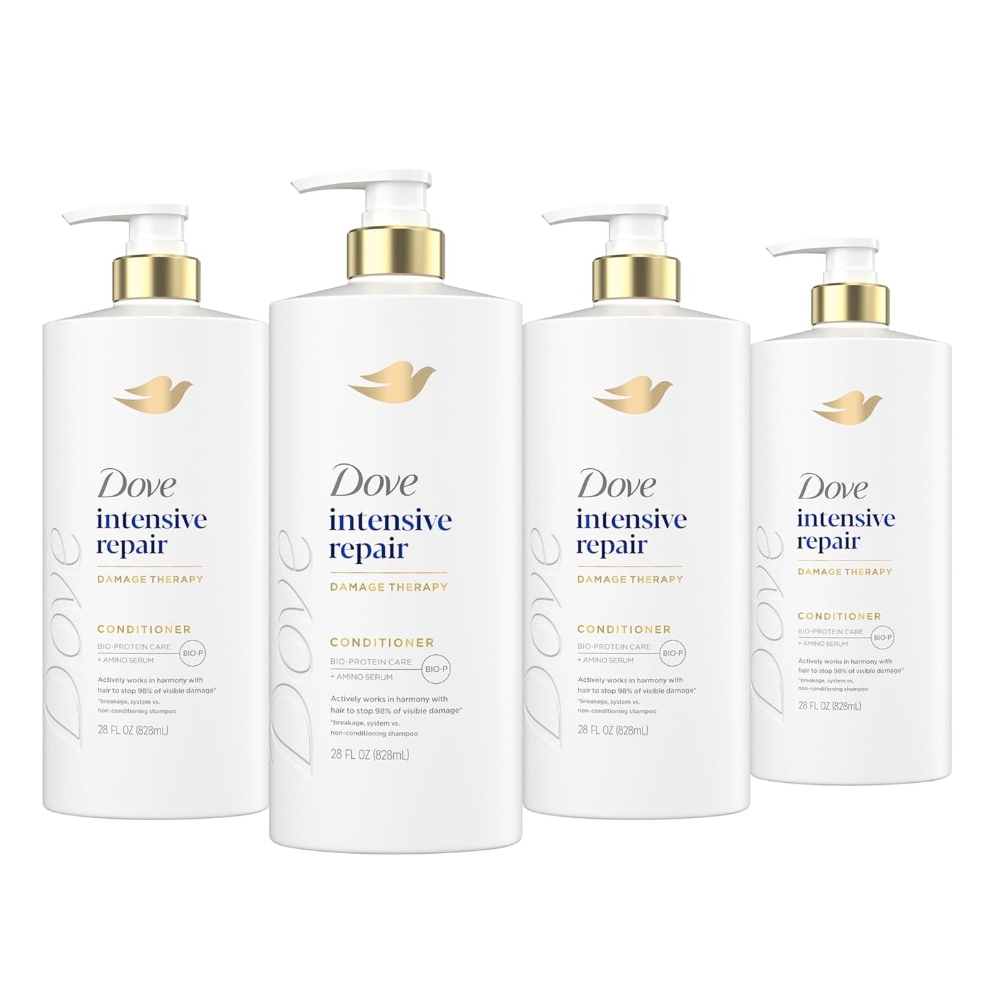 Dove Intensive Repair Conditioner 4 Pack for Damaged Hair