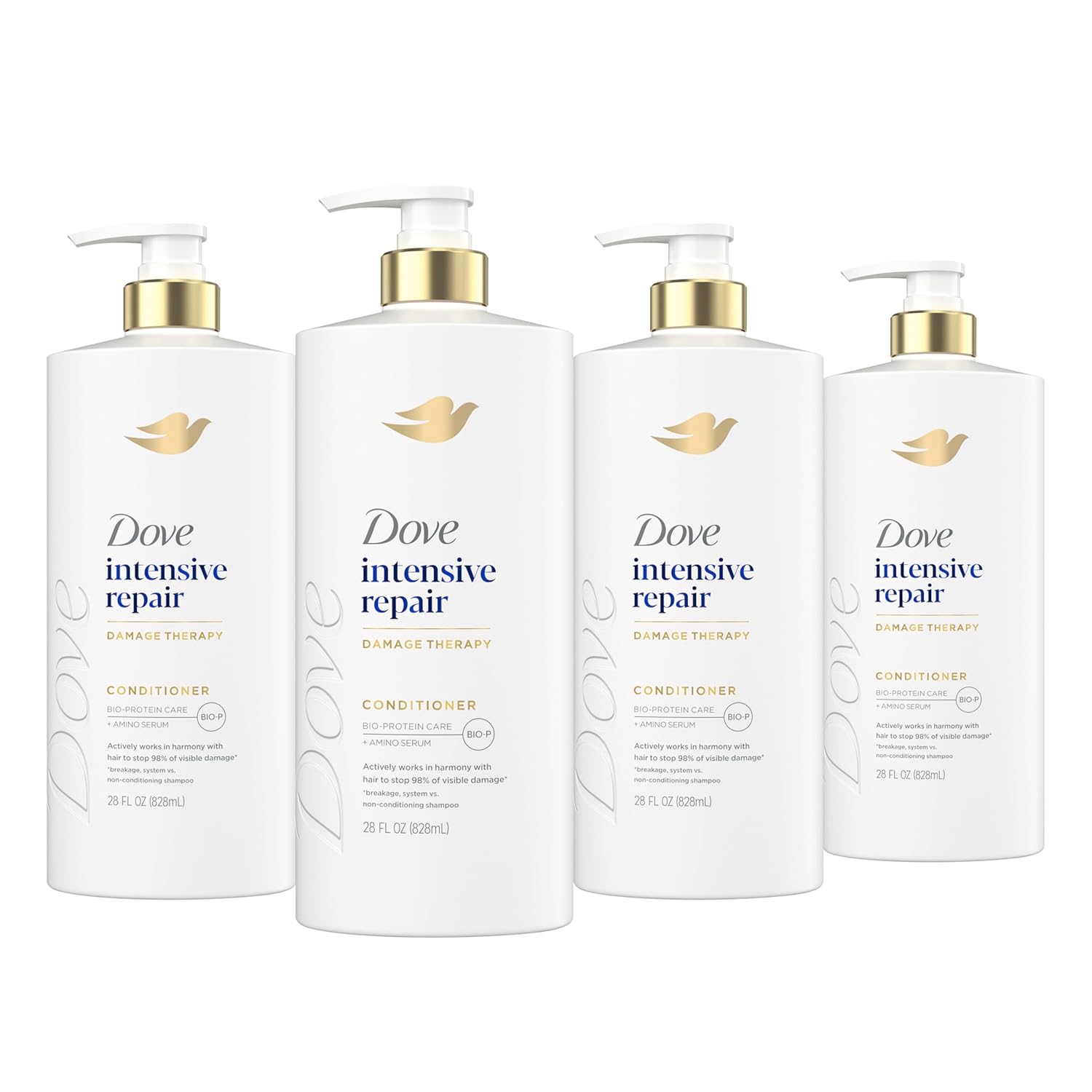 Dove Intensive Repair Conditioner 4 Pack for Damaged Hair