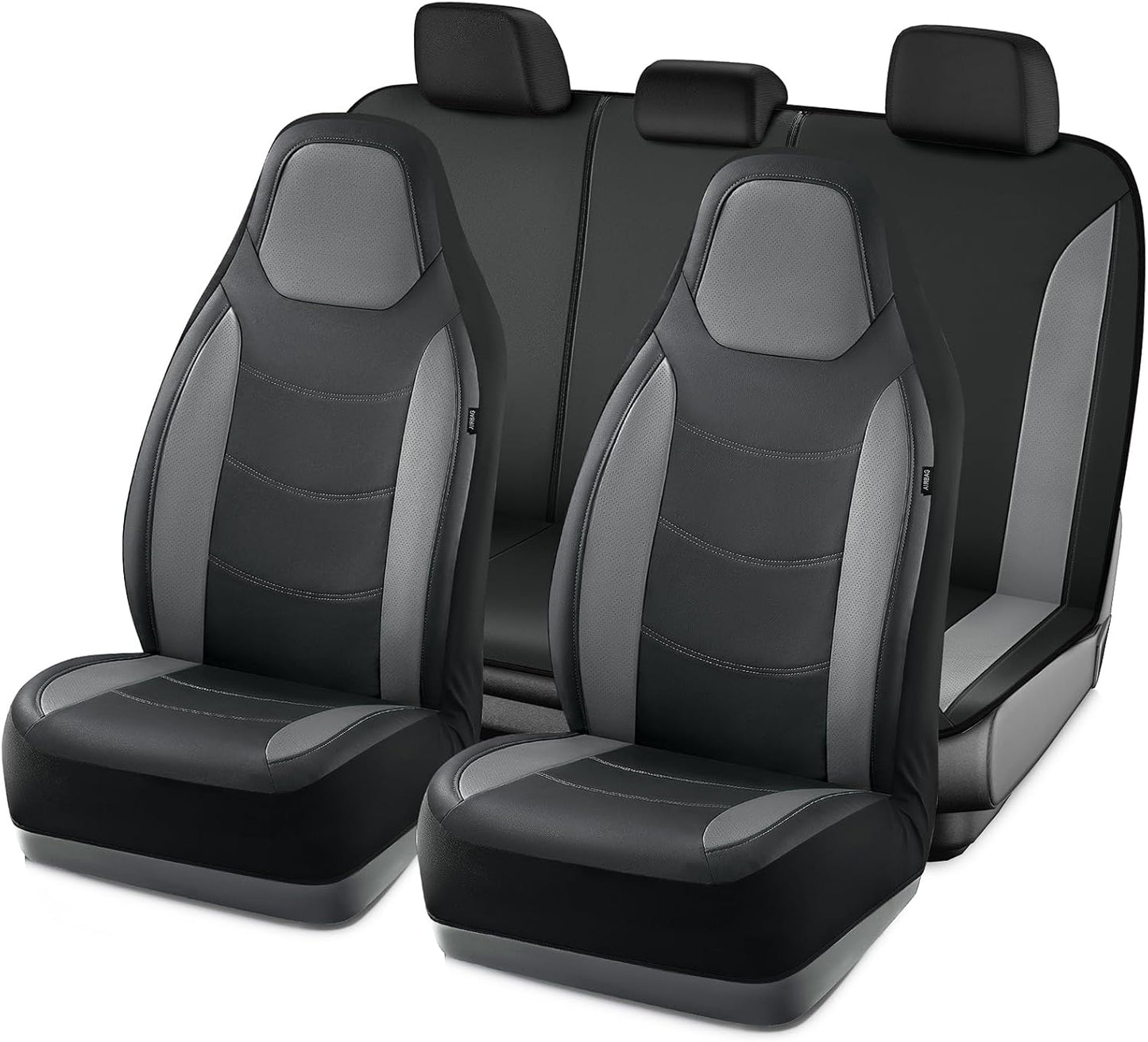 Road Comforts Leather Car Seat Covers Full Set for Most Vehicles