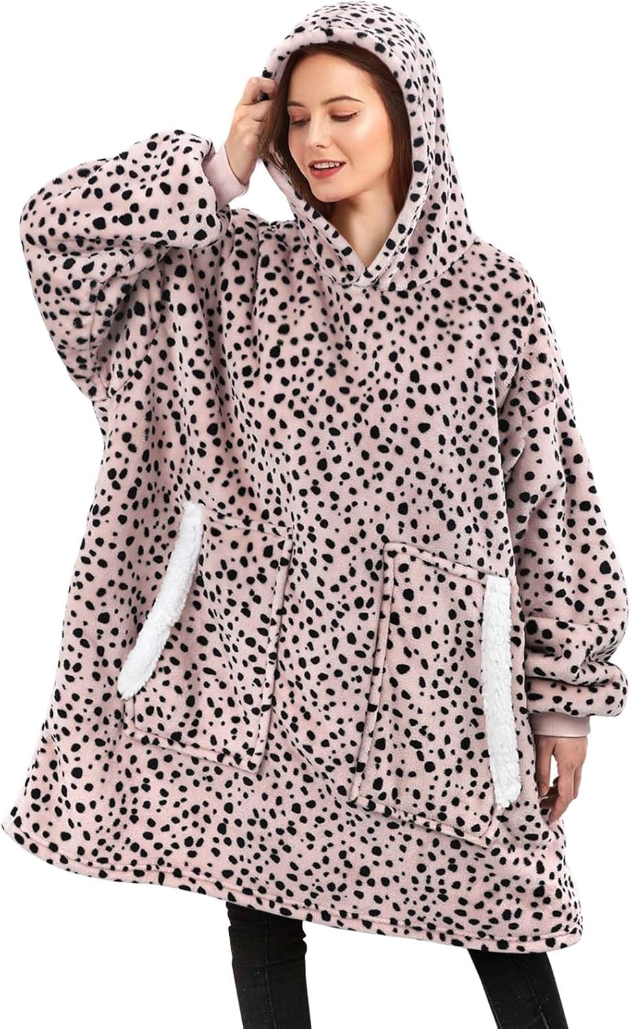 BINSUNS Cozy Oversized Hoodie Blanket