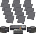 14Pcs Patio Cushion Covers Waterproof Stretch Replacement - Fits