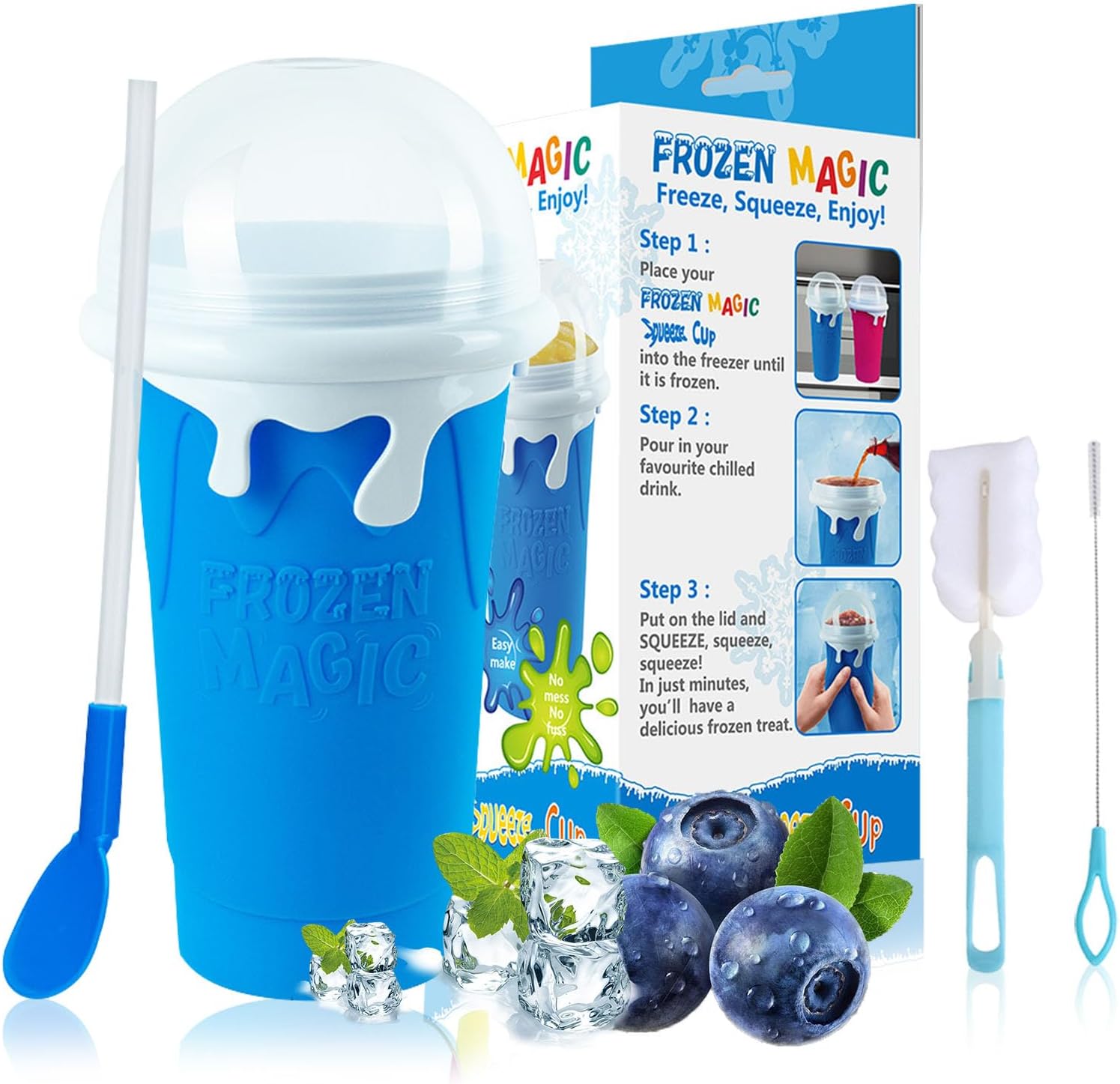Fast-Freeze Slushy Maker Cup - Chill in Seconds!